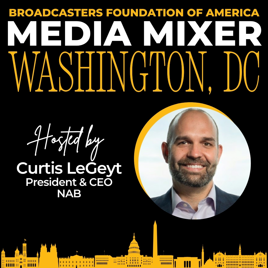 Many thanks to @NABtweets and our host Curtis LeGeyt! Your advocacy for the radio and television broadcasting industry helps strengthen our community everyday! #BFOAMediaMixers #BroadcastProud