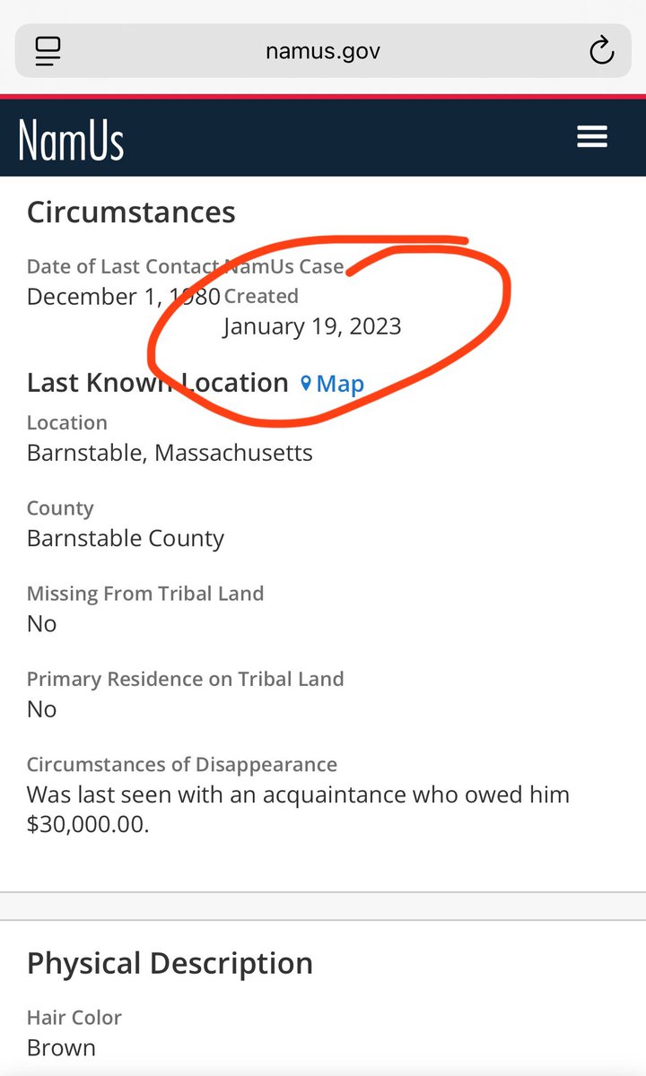 ‼️‼️ MICHAEL MOSHER - 26 years old - missing from Barnstable, Ma since December 1, 1980 per Canton Police Department adding him to the Nameus Database. 

Kevin Albert and Michael Proctor got paid to work atleast 1 overtime shift for said “cold case” 🤥🤥

Barnstable Police