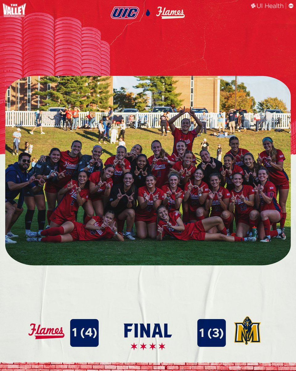 UIC_WSOC's tweet image. FLAMES WIN AND WE ARE HEADING TO THE CHAMPIONSHIP!!!! 

#ChicagosCollegeTeam