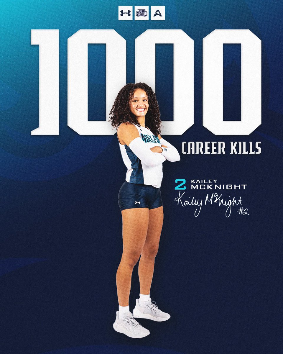 OspreyVB's tweet image. Congrats to Kailey McKnight on surpassing 1,000-career kills! 👏👏

#SWOOP