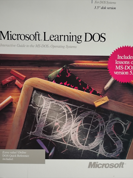 johnlemon6473's tweet photo. Microsoft Learning DOS 3.00 release one 3.5 720k floppy disk. Time date 05/06/1991. This is last version of Microsoft Learning DOS Series.

Download Link
https://t.co/kdZhg7IewZ https://t.co/IldMni3ZWK