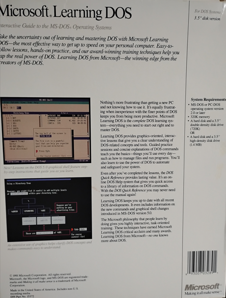 johnlemon6473's tweet photo. Microsoft Learning DOS 3.00 release one 3.5 720k floppy disk. Time date 05/06/1991. This is last version of Microsoft Learning DOS Series.

Download Link
https://t.co/kdZhg7IewZ https://t.co/IldMni3ZWK