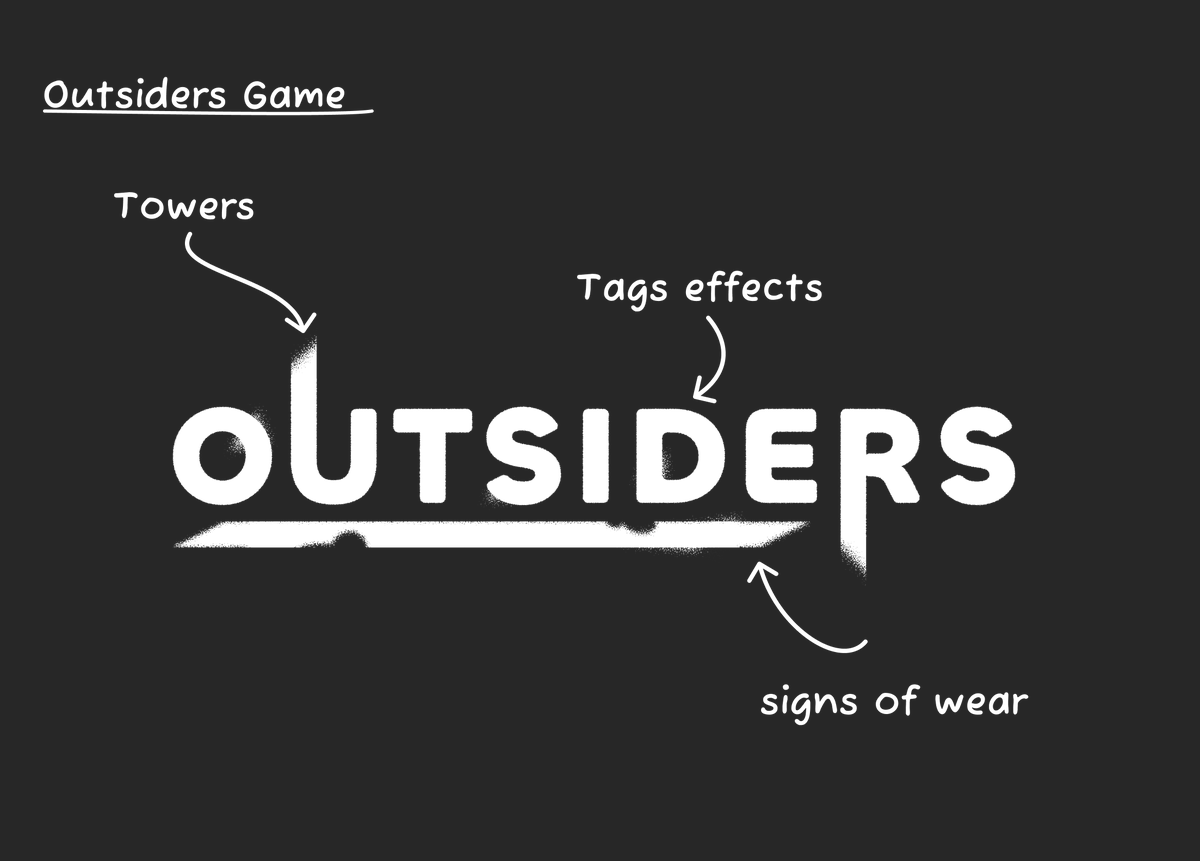 Small logo for a game in development.