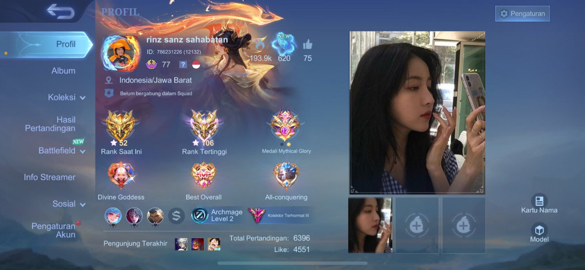 isin bantei” pake nick baru