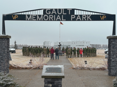 CLRA recognizes Indigenous Veterans Day &amp; the First Nations, Métis &amp; Inuit individuals who served in Canada’s armed forces. We were honoured to attend the Edmonton service and reflect on their courage, sacrifice &amp; legacy.
#IndigenousVeteransDay #LestWeForget