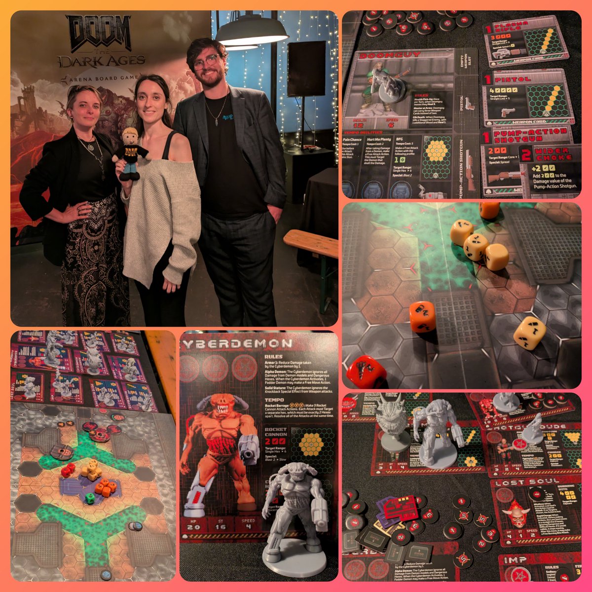 CrazyMCRAngel's tweet image. 👾 Doom Arena was such a great board game! 👾 Such a pleasure to meet two of the creators at the @modiphius kickstart launch event! 

🔗kickstarter.com/projects/modip…

#modiphius #doom #doomarena #doomdarkages #doomboardgame #doomgame #kickstarter