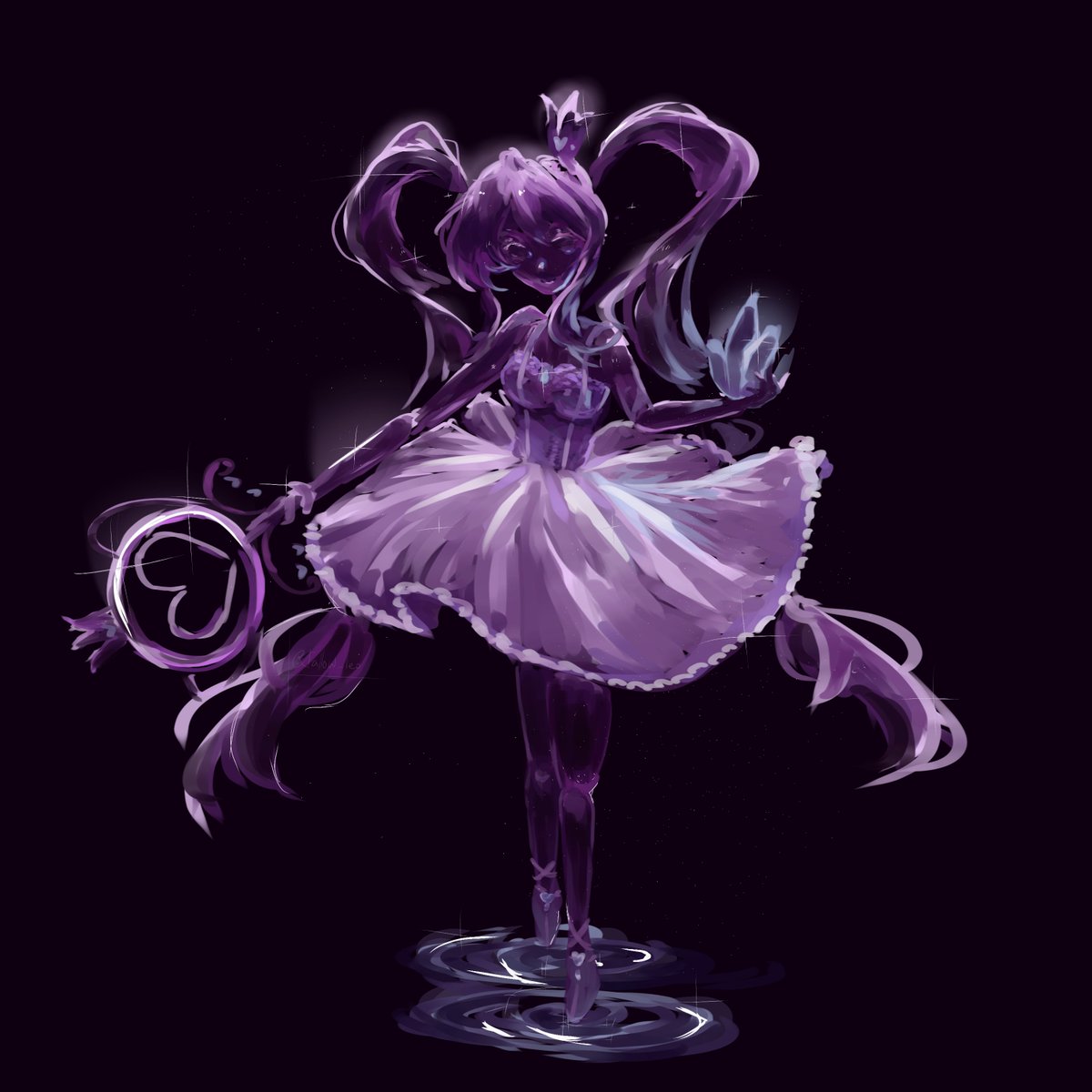 Fallow_Leo's tweet image. really quick 1 hour speeddraw cause 
1 i have math test in 2 hours and 
2 i have art debt with a fictional character.

so woah texture accurate fountain girl
Is this jelly or glass
idk u tell mi

fountain girl art debt 6/22.