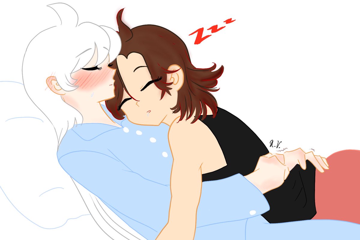 A pleasant nap with my girlfriend ~ 🩵