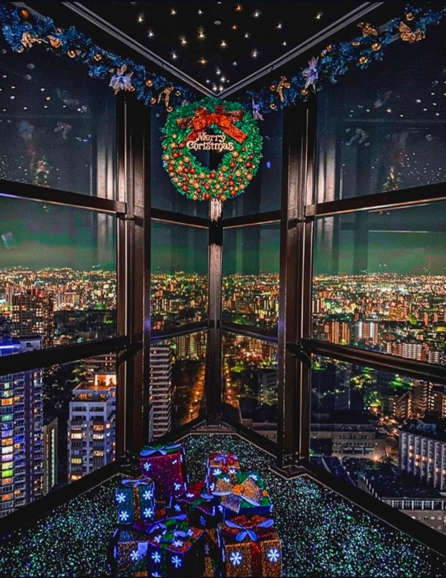TwitFukuoka's tweet image. 「福岡タワー クリスマスイルミネーション」11月7日スタート → twitfukuoka.com/?p=378138