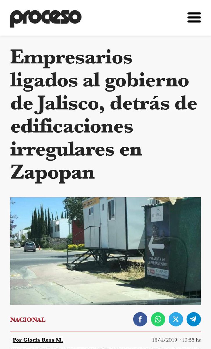 Ramiro_Escoto's tweet image. Publicación de @proceso derivado de una serie de denuncias y ausencia de explicación o clausura de @GuadalajaraGob sobre una construcción que viola planes parciales y entorno del #CountryClub. Señalan a #Juniors con influencias
proceso.com.mx/nacional/estad…
