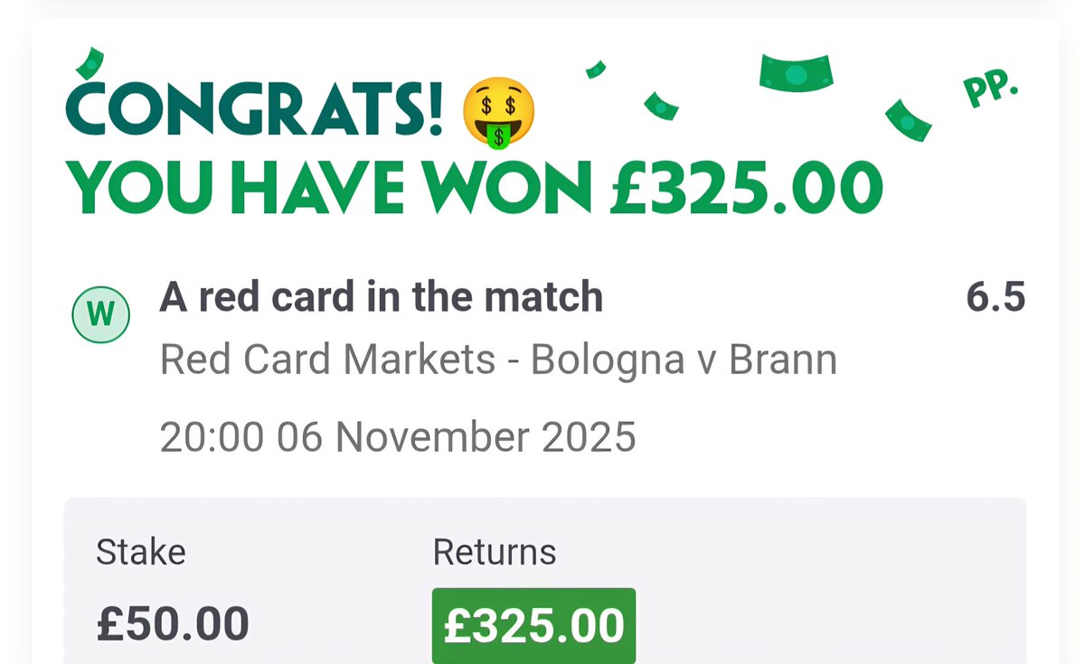 VIP lands a nice winner in 🇮🇹

Somehow missed out on a big double in 🇩🇪...despite there being 48 fouls!! 🤯🤪