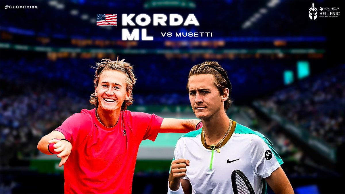 🇬🇷 𝗔𝗧𝗣 𝗔𝘁𝗵𝗲𝗻𝘀

🇺🇸 Korda ML @ 2.13/+113

Hit 𝗙𝗢𝗟𝗟𝗢𝗪 - If you’re 𝗧𝗔𝗜𝗟𝗜𝗡𝗚🔒

Sebastian Korda comes into this matchup showing real confidence on these indoor courts, his serve firing consistently and his baseline aggression clicking just at the right time. He’s