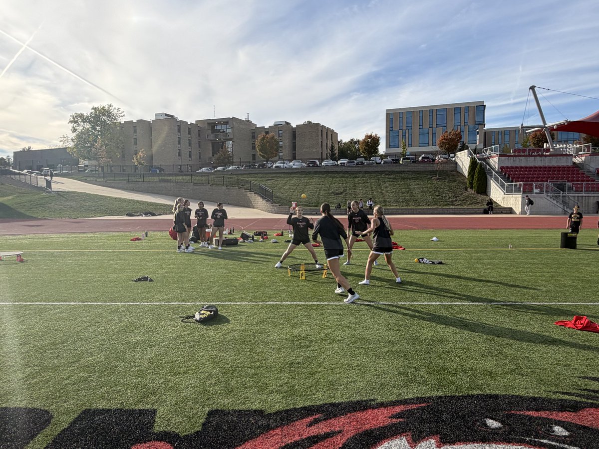 MUSaintsSoccer's tweet image. MUW⚽️ getting ourselves ready for our GLVC Quarterfinal matchup at home Sunday in a very tough noon tilt vs Rockhurst!!  Monday off and Tuesday a regeneration day as we played pickleball, spike ball, can jam and finished with a huge kickball game 🤩👏👍🙏!!
#funinthesun