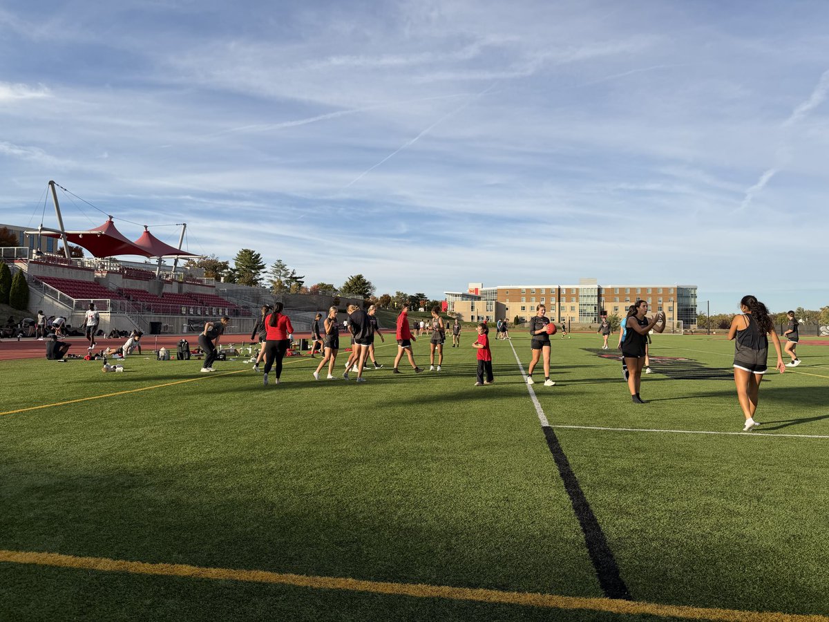 MUSaintsSoccer's tweet image. MUW⚽️ getting ourselves ready for our GLVC Quarterfinal matchup at home Sunday in a very tough noon tilt vs Rockhurst!!  Monday off and Tuesday a regeneration day as we played pickleball, spike ball, can jam and finished with a huge kickball game 🤩👏👍🙏!!
#funinthesun