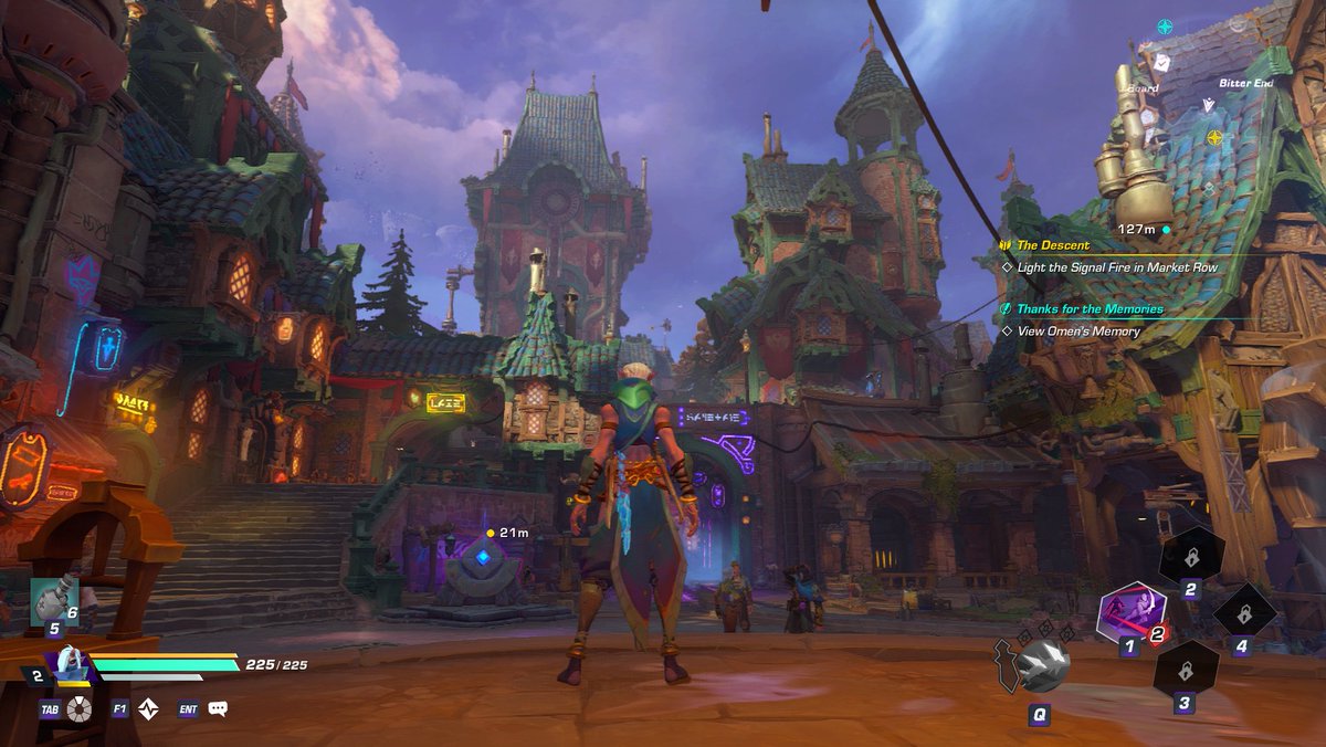 Finally playing <a href="/AirshipSyn/">Airship Syndicate</a> Wayfinder due to the insane discount they're running right now and I literally cannot get over how amazing this game looks. --- And this is just the starting area!