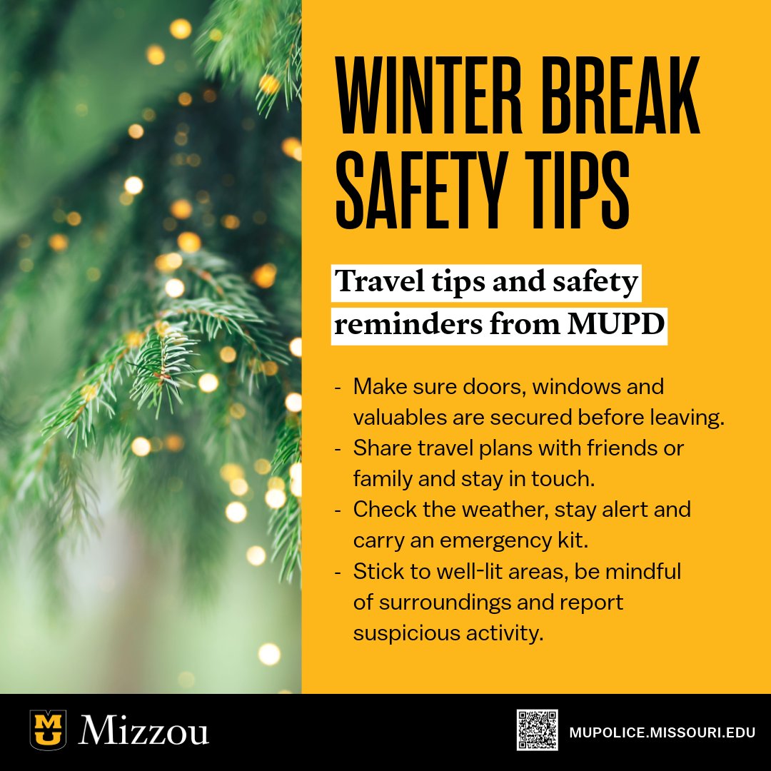 University of Missouri Police Department (MUPD) tweet media