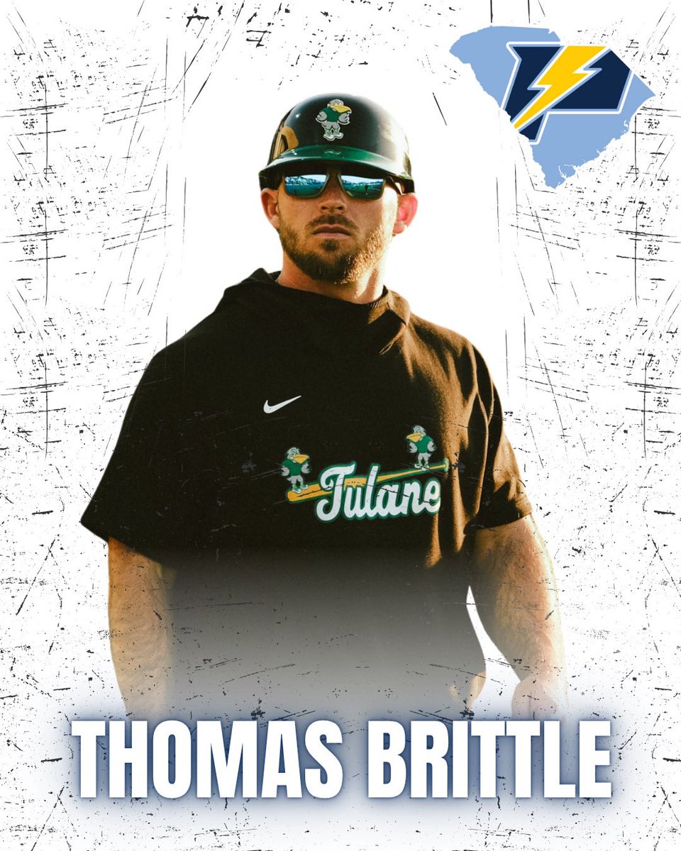 PowerBSB_SC's tweet image. ⚡ Power Baseball SC is thrilled to announce Thomas Brittle as the newest addition to our coaching staff for Summer 2026!

After 6 years coaching at the Division I level, his leadership, energy, and knowledge of the game will be a huge asset to our players and program!

#PowerUp