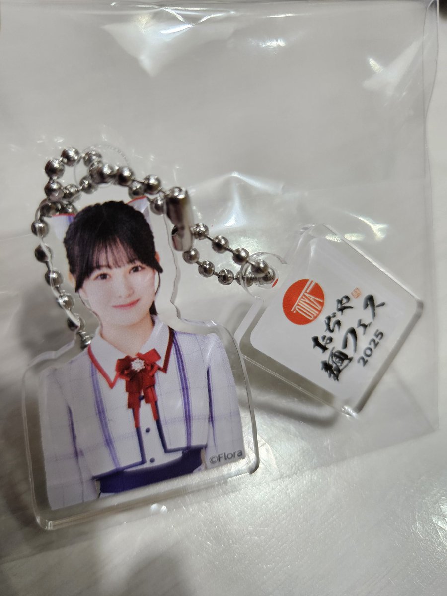 NGT48☆北村優羽☆キーホルダー2個セット☆おぢや麺フェス2025　街ガチャ NGT48☆北村優羽☆キーホルダー2個セット☆おぢや麺フェス