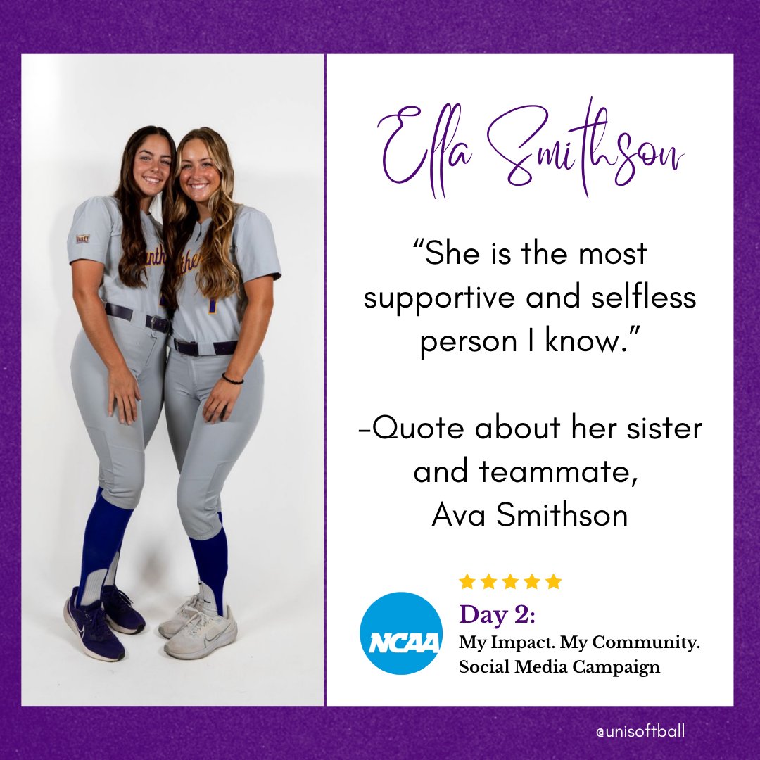 UNI Softball tweet media