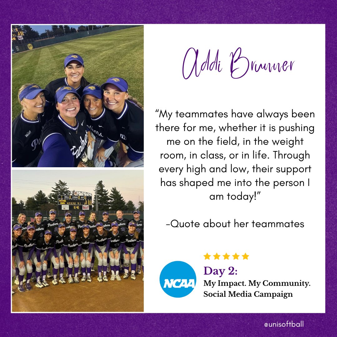 UNI Softball tweet media