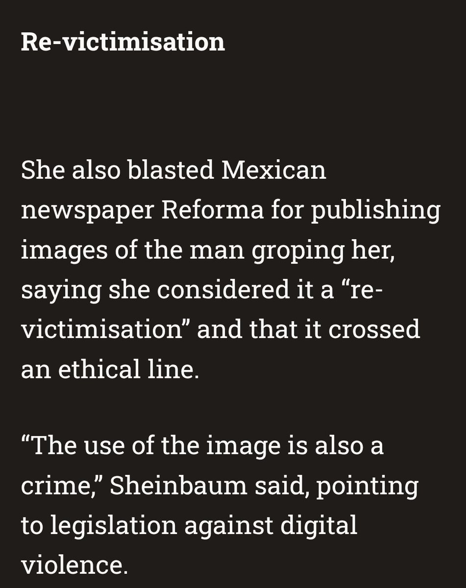 Reports on the incident leave out her quote on digital violence perpetrated by the media by sharing the image of the assault