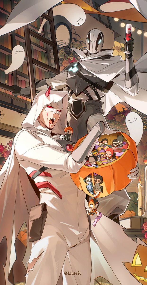 EzekialAli_Rei's tweet image. #DC #GhostMaker #PhantomOne 
发张万圣节贺图证明我还活着【……