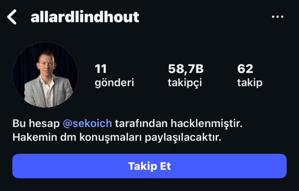 hesabını çalmışlar oçun