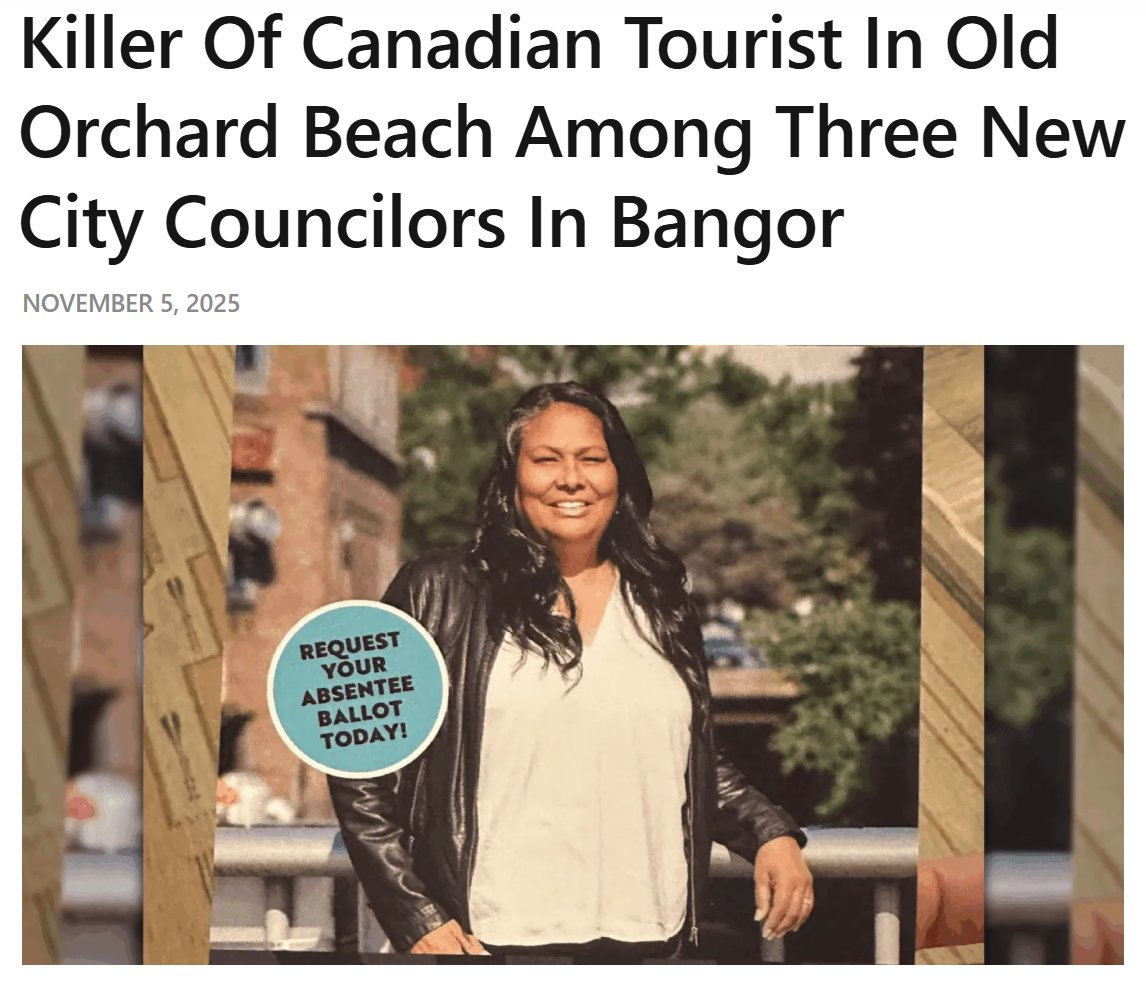 Woman Who Murdered White Man and Played Racial Victim Elected in US

The details of what this woman did are truly beyond words. And she's just been elected to Bangor, Maine's city council.

In 2002, Angela Walker and her brother savagely killed a White tourist from Canada, Derek