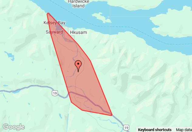 bchydro's tweet photo. A crew will be heading to an outage affecting 694 customers in #Sayward. They’ll share updates here: https://t.co/vwhfRkX4zk https://t.co/au0dsHrZQe