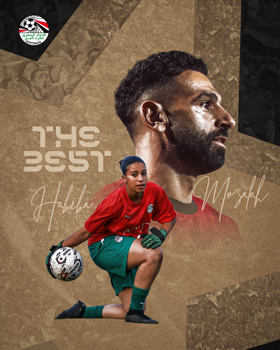 EFA's tweet photo. جوائز "فيفا" لعام 2025 🥇

محمد صلاح قائد منتخبنا الوطني مرشح لجائزة "ذا بيست" لأفضل لاعب في العالم ✨

حبيبة صبري حارسة منتخبنا الوطني للسيدات مرشحة للتواجد في التشكيل المثالي ✨ https://t.co/RfJ8Pa8YbU