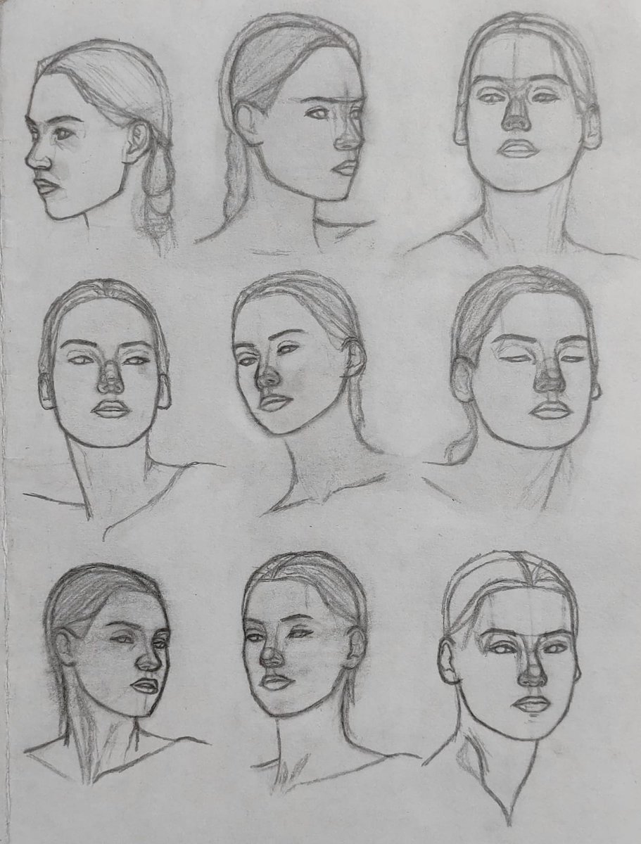 formanth_'s tweet image. Day 48 — A few quick sketches to repeat some angles I studied earlier.

#HeadStudy #ArtPractice #DailySketch
