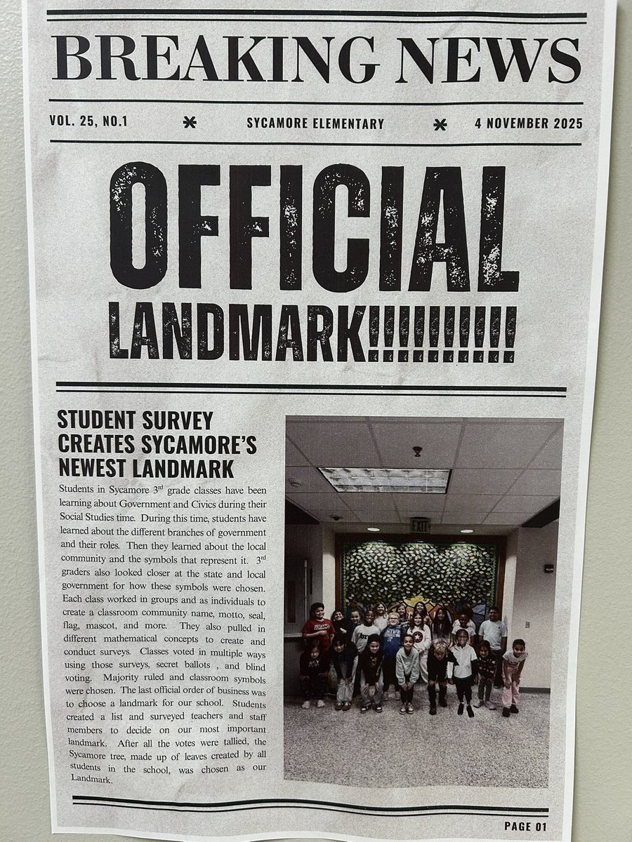 Sycamore Elementary tweet media
