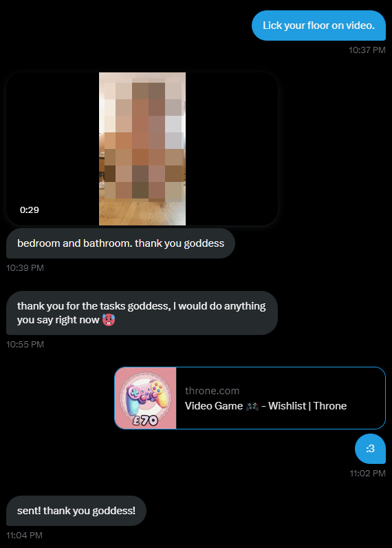 GoddessRoseOwO's tweet photo. it's just so fvcking easy for me~💞 not only do i get to watch you lose ALL your dignity & freedom just to serve my HUGE ASS, but also i get paid for it.🥰

you'll never be able to resist my perfection;3 now get on your knees and repeat after Me:

"Goddess Rose always wins".👑 that's a good boy.💋