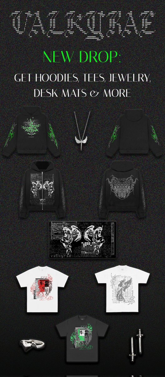 JUST DROPPED: JEWELRY, HOODIES, DESK MATS &amp; MORE