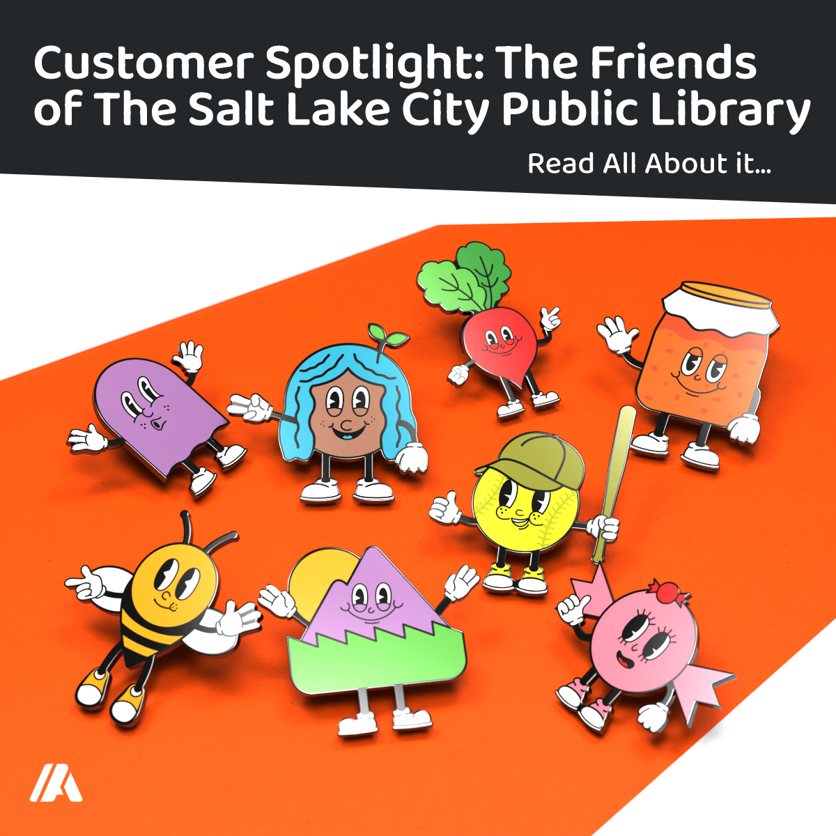 allaboutpins's tweet photo. 📚✨ From books to pins! The Friends of The Salt Lake City Public Library worked with All About Pins to bring their colorful characters to life as custom pins. A perfect way to share library love and creativity with the community!

Read All About It!
https://t.co/IoKgp8ViDS https://t.co/aGBTTGBosM
