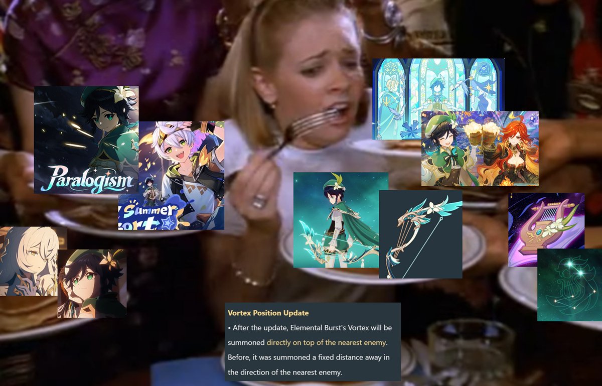 MeiruMoon's tweet image. Así se sienten estos últimos meses luego de que genshin le esté dando tanta atención a Venti