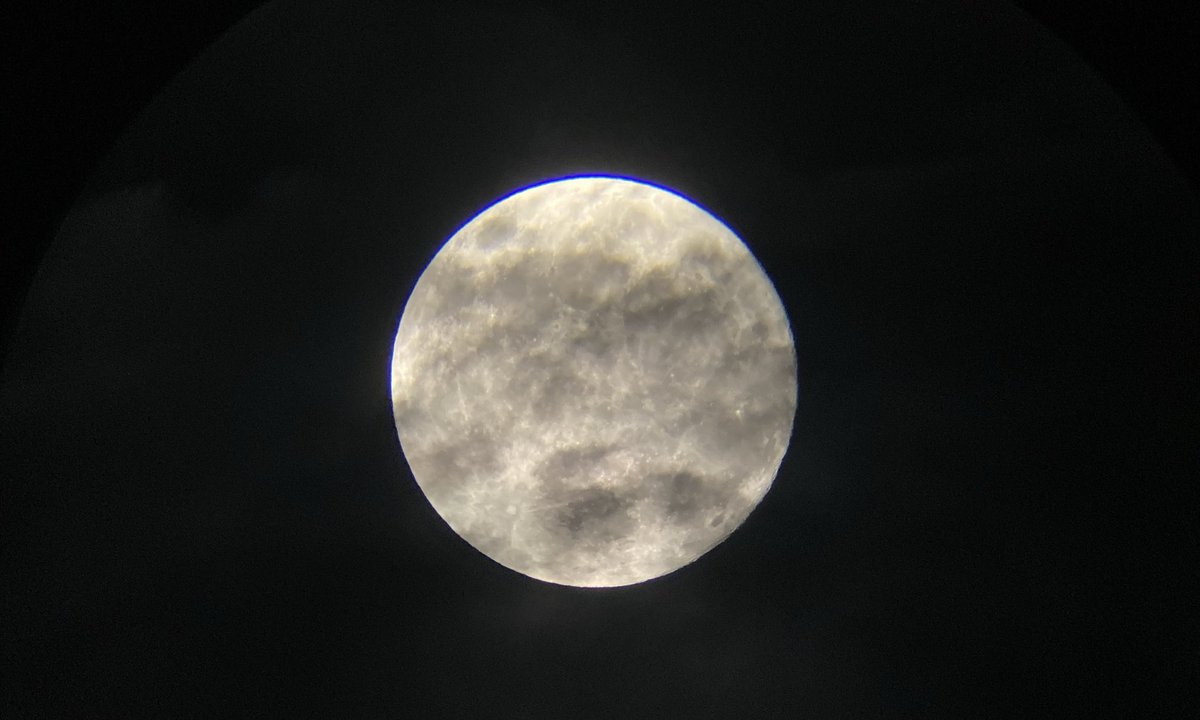 La Luna esta noche. 🌌