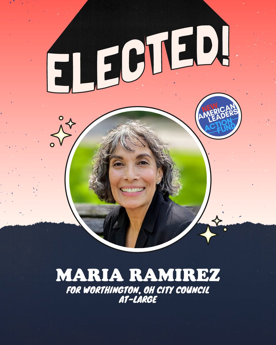 Congratulations to Maria Ramirez on winning her election for Worthington City Council, At-Large! 🎉 She will be the first Latina and immigrant to serve on the Worthington City Council.
