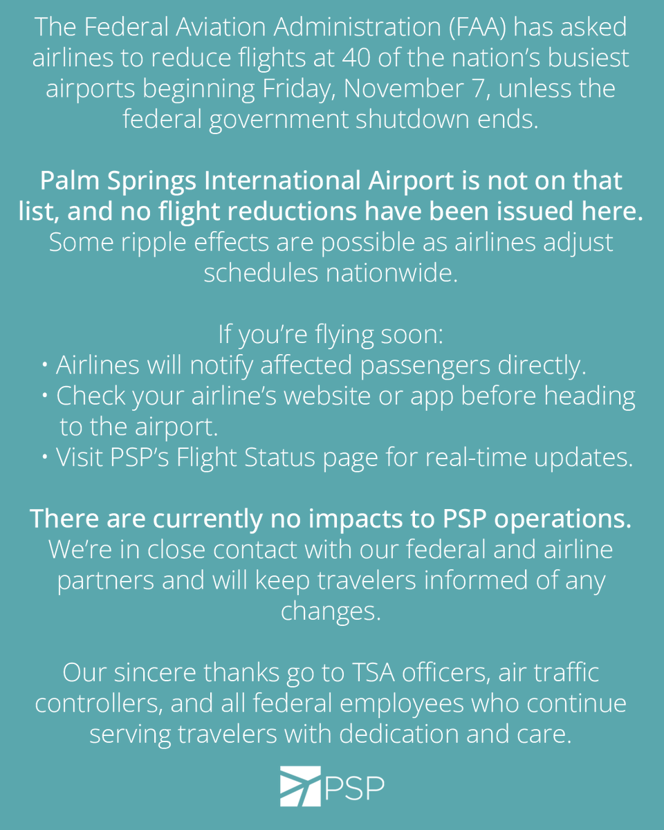 Palm Springs International Airport tweet media