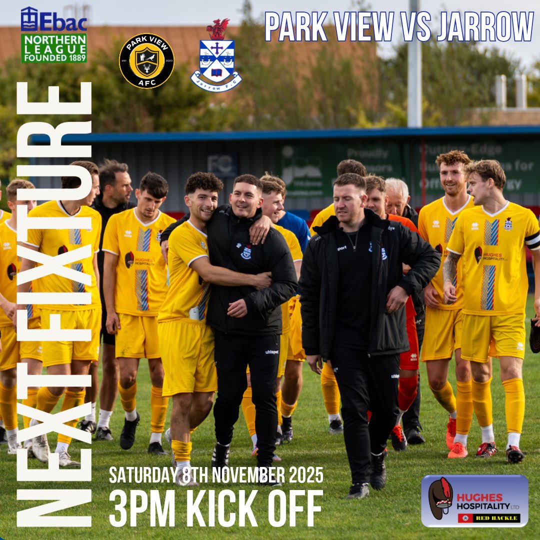 NEXT FIXTURE!! ⚽️

🗣️ “It’s a trip to the international cricket ground at CLS this week as we face <a href="/ParkViewAFC/">Park View AFC</a>! Always a good game of football with these and with spaces still on the bus why not get int touch now!”

#SupportYourLocalTeam 

⚽️🔵⚪️🔵⚪️⚽️