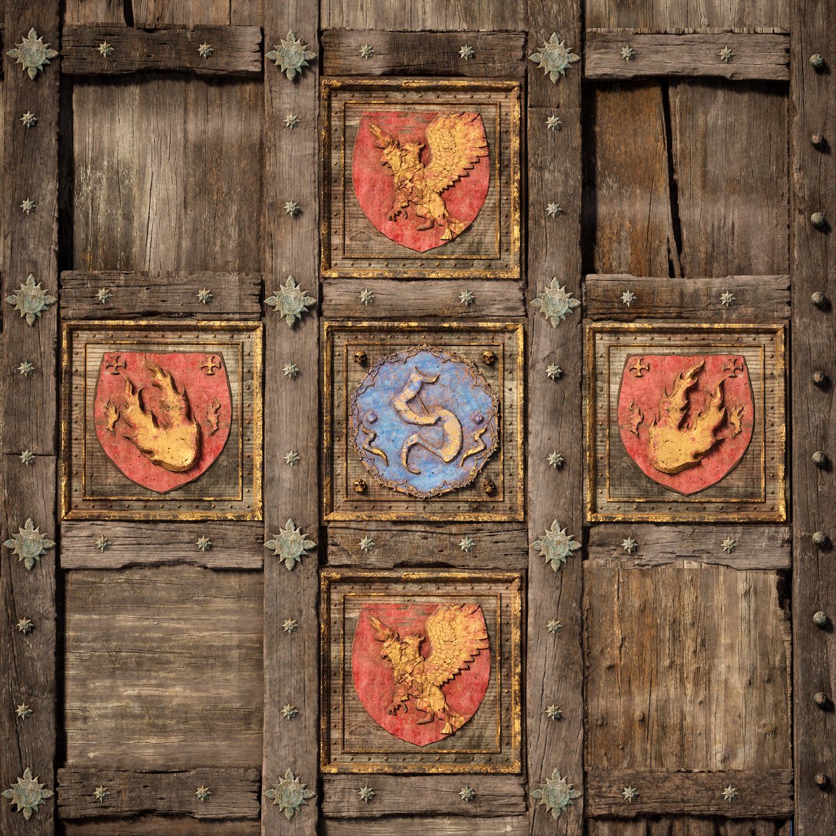 I wasn't sure about these panels, but I think it was a nice decision in the end. Final push to clean all other stuff