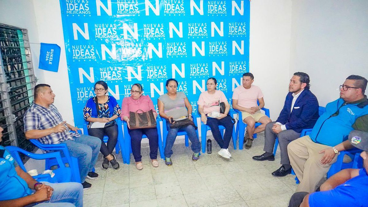 Les tengo un reporte. 

El día de ayer, después de plenaria tuve una reunión muy importante:

Pienso que, la organización de Nuevas Ideas se retroalimenta del sentir del pueblo y sus necedades más palpables, la Estructura Municipal de Nuevas Ideas en Mejicanos son nuestro