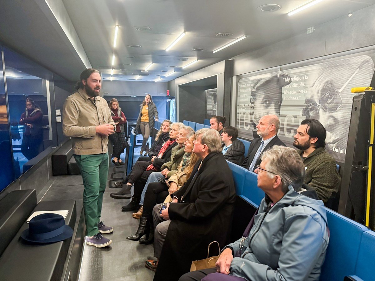 The Mobile Museum of Tolerance (MMOT) just made its first stop in Pittsfield, #Massachusetts! 🚌 

We welcomed dozens of educators and community members, including District Attorney Timothy J. Shugrue (<a href="/shugrueforDA/">District Attorney Timothy J Shugrue</a>) and a representative from Congressman <a href="/RepRichardNeal/">Rep. Richard Neal</a>’s office.