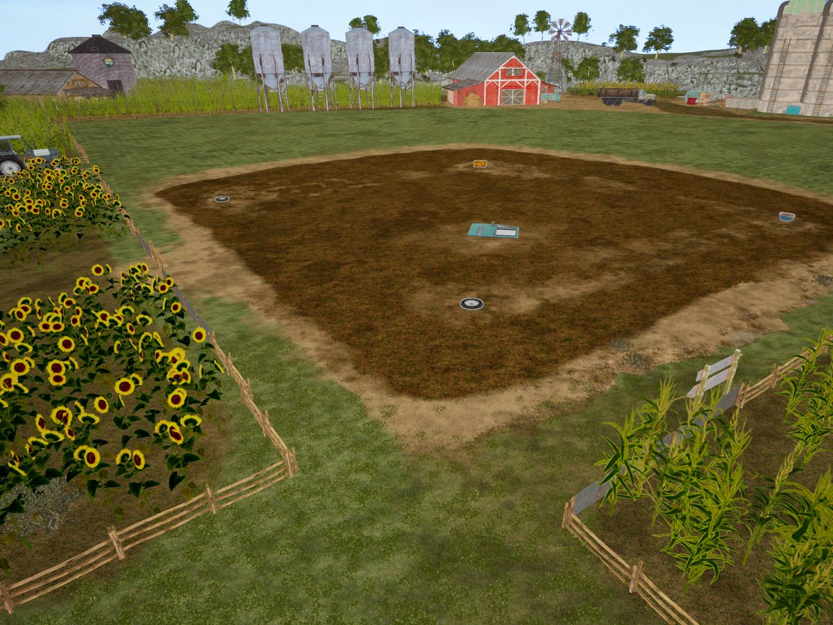 Yerr Out 1.0.9 just released! 
2 brand new fields to play at, here's a sneak peak of the FARM
#YerrOut #baseball #videogames #sports #esports #indiegame #mlb #pvp