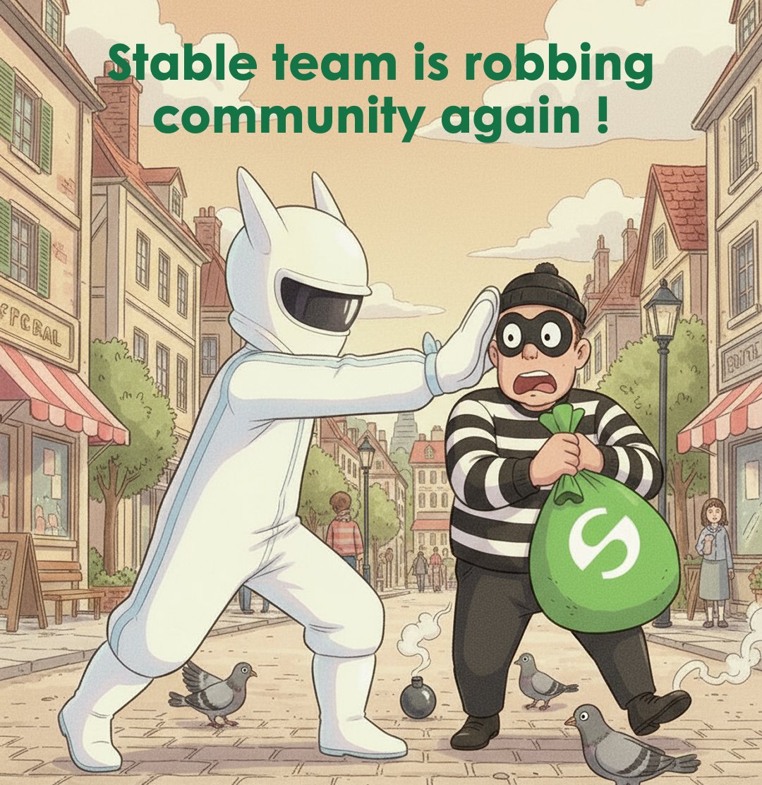 0xMovez's tweet photo. Stable team robbing community again. Here is why👇

@stable is playing the insider game again in Phase 2 and stealing tokens from the community.

6 hours ago, @hourglasshq stated that deposit vaults are paused and we should wait for the next step, but funds keep entering the vaults and the cap is rising.

https://t.co/R4NrqMLGXH