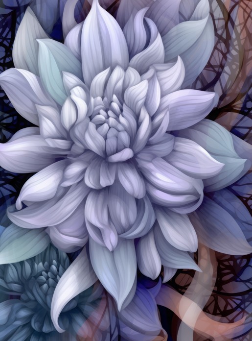 "Indigo Bloom" from my Textile Patterns themed series. #digitalart #generativeart #transformativeart #art #textile #textilepattern
Check out this digital art on mark-slauter.pixels.com! mark-slauter.pixels.com/featured/indig…