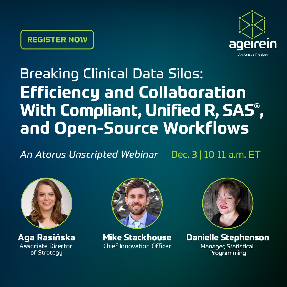 AtorusR's tweet image. See how experts are transforming clinical data workflows with GxP-ready, unified multilingual analytics that boost collaboration &amp;amp; cut manual effort — without losing compliance. Register for the webinar today: atorusresearch.com/about/events/a…  

 #AtorusUnscripted #DataThatDoes…