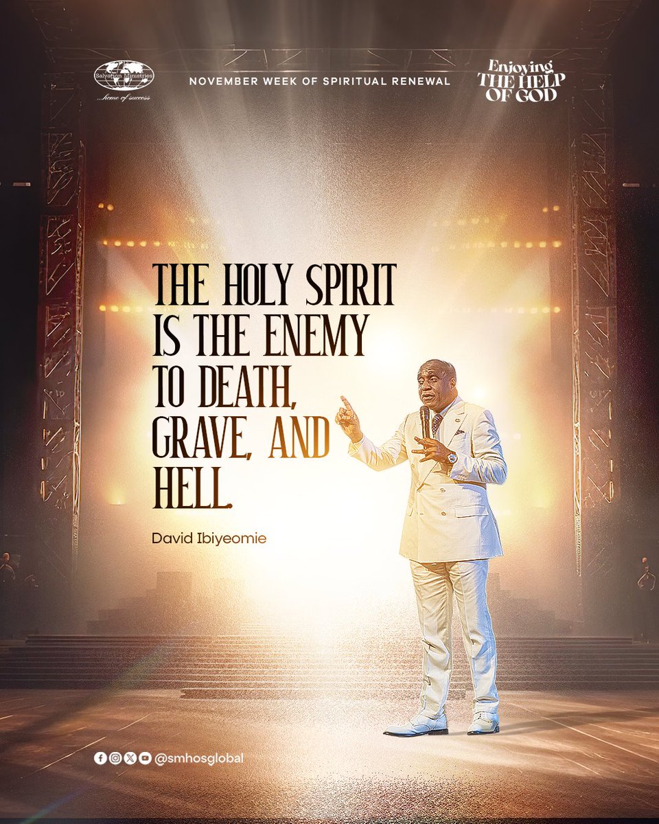 The Holy Spirit makes Christianity vibrant and full of life.

#SMHOS #smhosglobal
