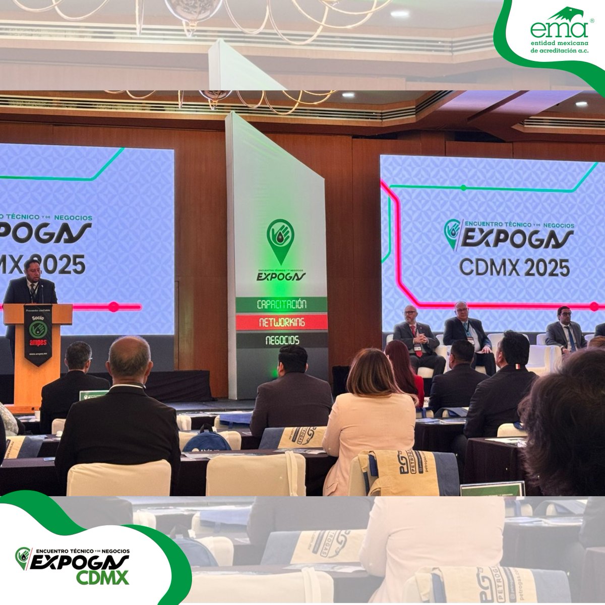 ema_ac's tweet photo. ⛽ ema participó en #EXPOGAS, organizado por la Asociación Mexicana de Proveedores de Estaciones de Servicio, A.C. @AmpesMx, un espacio que reúne a especialistas, empresas y líderes del sector energético para compartir avances en seguridad, innovación y eficiencia
🔍 Nuestra presencia refuerza el papel de la acreditación como un elemento esencial para promover la calidad y la seguridad en los procesos del sector gasero en México.
#ema #ConfianzaTécnica #InfraestructuraDeLaCalidad #EXPOGAS #Acreditación #HechoEnMéxico