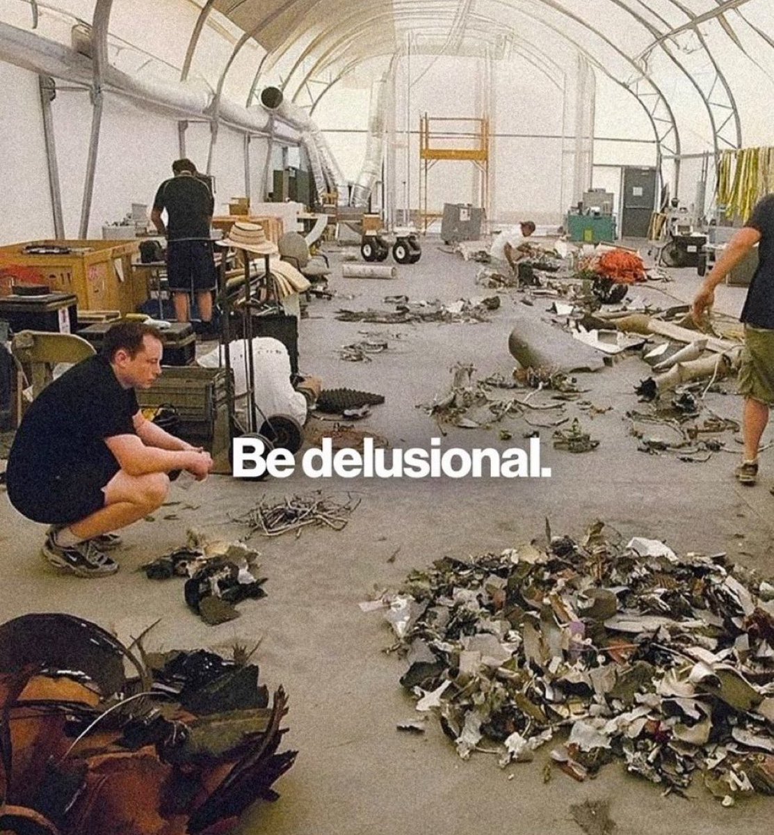 readswithravi's tweet image. You have to be delusional and optimistic.